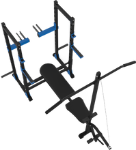 Load image into Gallery viewer, EAC Crystal Blue Multi-Exercise Weight Bench - Ezreal Armwrestling Club