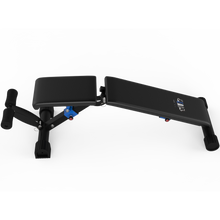 Load image into Gallery viewer, EAC Crystal Blue Adjustable Weight Bench - Ezreal Armwrestling Club