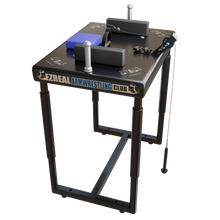 Load image into Gallery viewer, Compact armwrestling table pulley for top roll hook and back pressure training