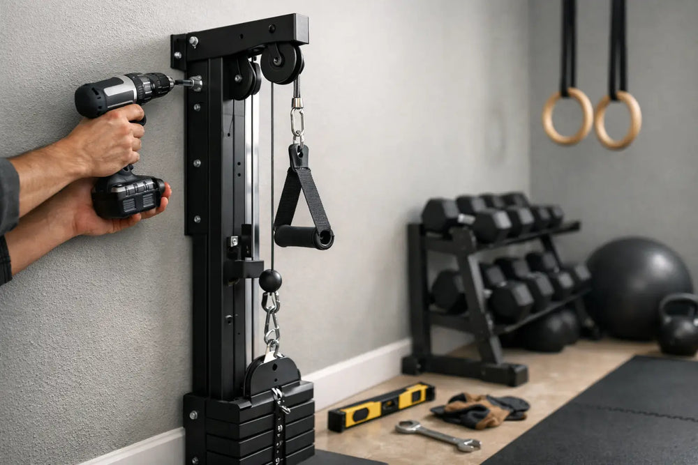 Install a Wall Pulley Safely in Your Home Gym