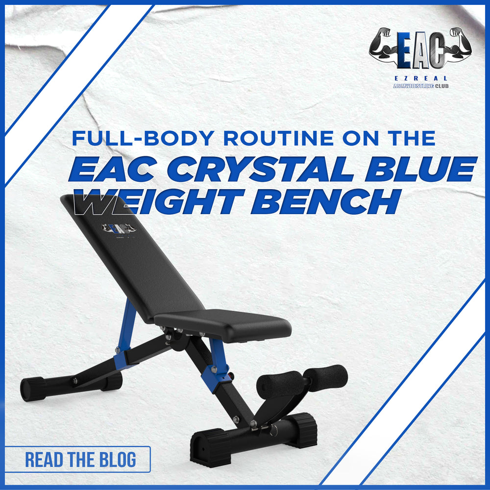 Full-Body Routine on the EAC Crystal Blue Weight Bench