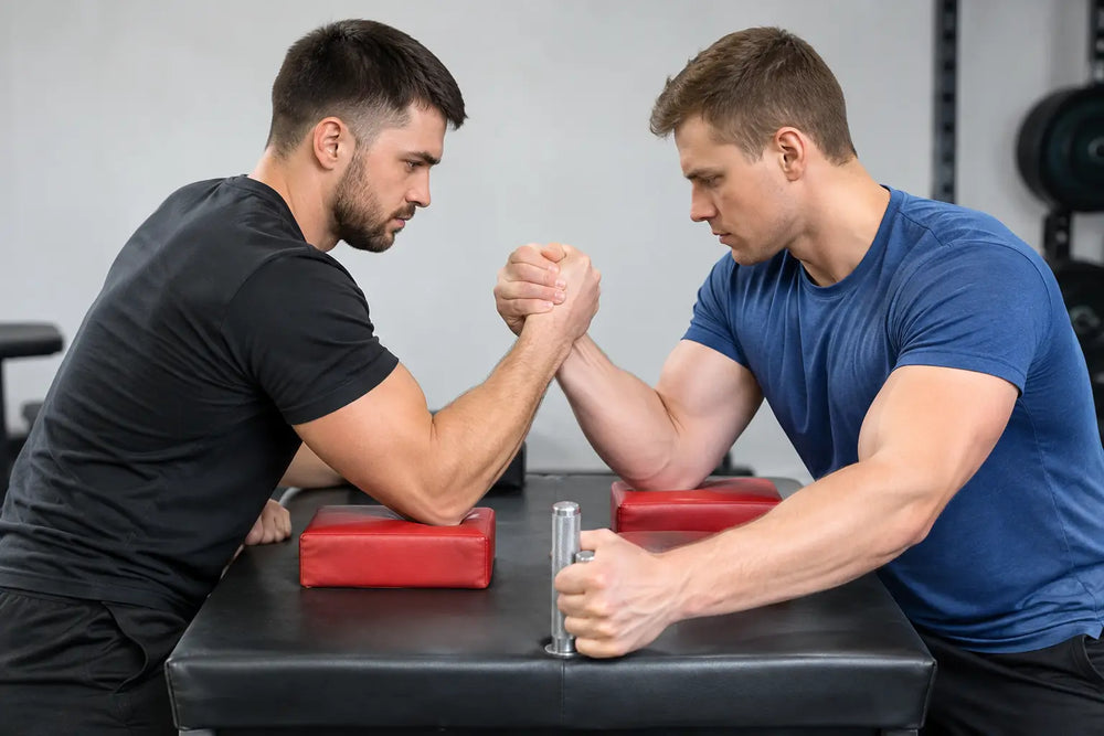 Table Pin Placement for Better Armwrestling Setup