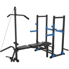 Load image into Gallery viewer, EAC Crystal Blue Multi-Exercise Weight Bench
