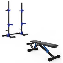 Load image into Gallery viewer, EAC Crystal Blue Squat Rack
