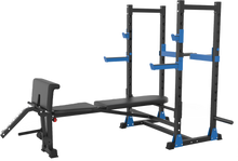 Load image into Gallery viewer, EAC Crystal Blue Multi-Exercise Weight Bench
