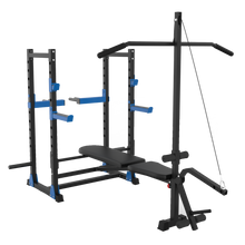 Load image into Gallery viewer, EAC Crystal Blue Multi-Exercise Weight Bench
