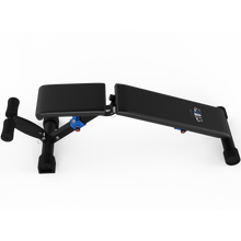 Load image into Gallery viewer, EAC Crystal Blue Adjustable Weight Bench
