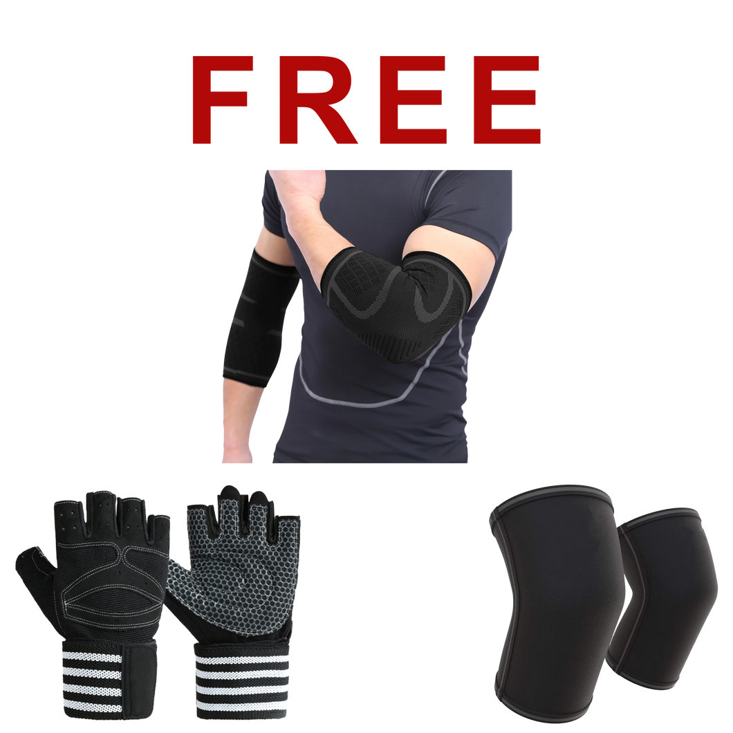 Training Gloves, Knee & Elbow Sleeves Bundle (Selected Bundles Only)