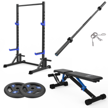 Load image into Gallery viewer, EAC Crystal Blue Half Rack Bundle - Ezreal Armwrestling Club
